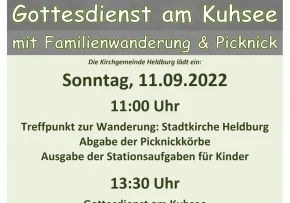 Poster Familienwanderung 2022 | Foto: KG Heldburg