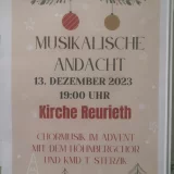 Chormusik im Advent Höhnbergchor KMD T. Sterzik
